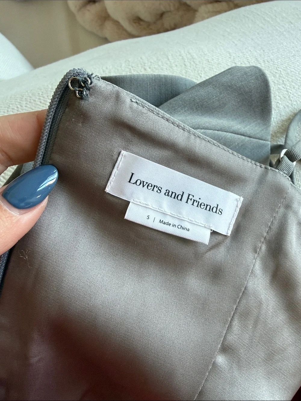 Women's High-Waist Long Pencil Skirt Set in Gray - Picture 5 of 7
